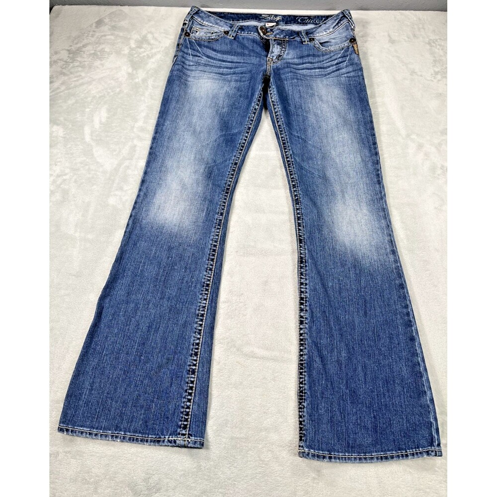 Silver Jeans Co Tuesday Low Rise Slim 16 Boot Cut Jeans 34x32 Stretch